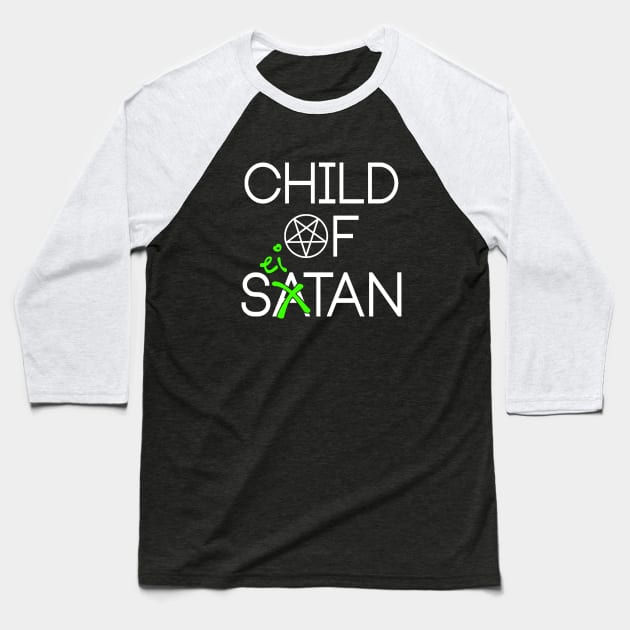 Child of Seitan Baseball T-Shirt by Stoney09